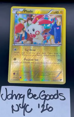 Plusle 47/113 Black & White Legendary Treasures HOLO UNCOMMON Pokemon LP - Image 1