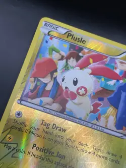 Plusle 47/113 Black & White Legendary Treasures HOLO UNCOMMON Pokemon LP - Image 4