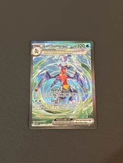Pokemon TCG SV Paradox Rift 245/182 Garchomp EX - NM - Image 1