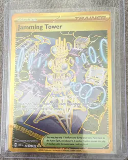 Pokemon Jamming Tower-Trainer Sv10: Destined Rivals-243/182 Full Art Holo Hyper… - Image 1