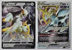 Pokemon TCG Arceus V & VStar METAL Cards From Ultra Premium Collection English - Image 1