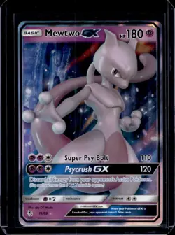 2019 Pokemon SM Hidden Fates Mewtwo GX #31/68 - Image 1