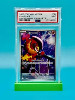 PSA 9 - 2025 Pokemon MEP Charcadet ETB Promo #22 - Image 1