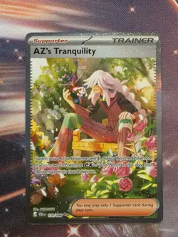 Pokemon Chaos Rising AZ's Tranquility Special Illustration Rare SIR Holo 120/086 - Image 1