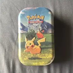 Pokemon TCG Pikachu & Tepig Mini Tin, 60-Card Capacity, Standard Size, 2025 - Image 1