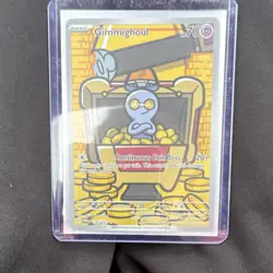 Pokemon TCG Gimmighoul 198/182 SV04 Paradox Rift Illustration Rare Holo 70 HP EN - Image 1