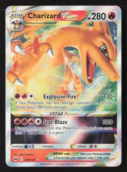 Charizard VSTAR Ultra Rare Holofoil CRZ 019/159 NM Pokemon TCG - Image 1