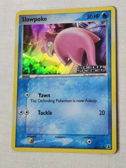 NM Slowpoke - Reverse Holo #83 Delta Species Pokemon TCG - Image 3