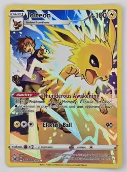 Pokemon TCG Jolteon TG04 Brilliant Stars Trainer Gallery ENGLISH NM - Image 1
