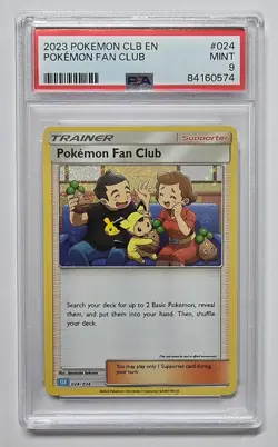 2023 Pokemon TCG Classic Collection Pokemon Fan Club CLB #24 Holo PSA 9 - Image 1