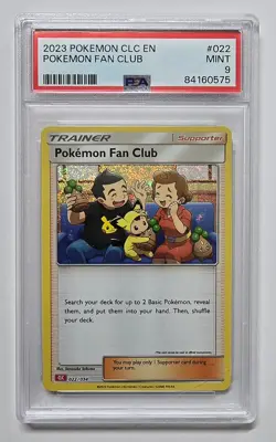 2023 Pokemon TCG Classic Collection Pokemon Fan Club CLC #22 Holo PSA 9 - Image 1