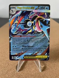Mega Greninja ex 022/086 Choas Rising Pokemon TCG ENGLISH NM - Image 1