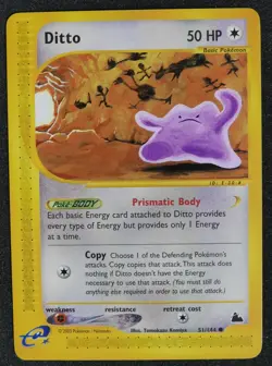 Pokemon TCG - Ditto Skyridge 51/144 - NM Near Mint - Image 2