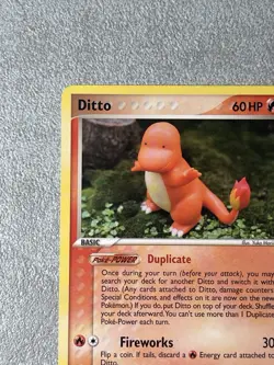 Pokemon Ditto Charmander 61/113 EX Delta Species 2005 NM - Image 3