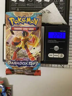 Pokemon Scarlet & Violet Paradox Rift 22.43g Booster Pack Factory Sealed - Image 1