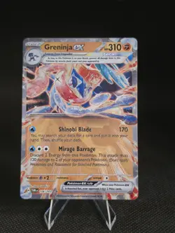 Pokemon TCG Greninja ex Metal 106/167 Double Rare UPC GameStop Box Promo - Image 1
