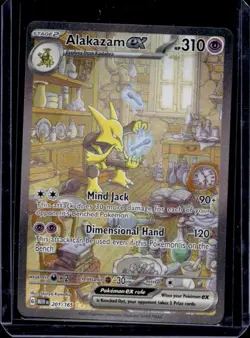 2023 Pokemon SV 151 Alakazam ex Special Illustration Rare #201/165 - Image 1