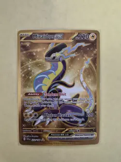 Pokemon Miraidon ex 253/198 - SV01: Scarlet & Violet Base Set Hyper Rare Gold - Image 1