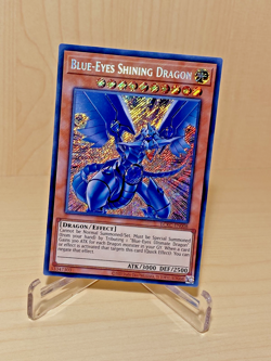 Yugioh / "Blue-Eyes Shining Dragon" / LCKC-EN008 / Secret Rare - Image 1