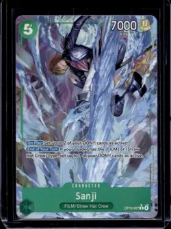 2025 One Piece Carrying On His Will Sanji Rare Alternate Art #OP13-027 - Image 1