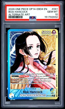 Boa Hancock 041 Alternate Art One Piece PSA 10 - Image 1