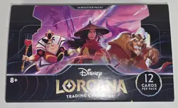 SEALED Disney Lorcana Rise of the Floodborn Booster Box w/ Magnetic Acrylic Case 4050368982711 - Image 4