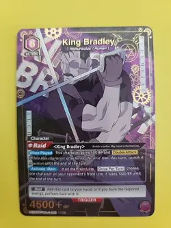 Union Arena "King Bradley" SR Alt Art Holo Foil Action Raid Trigger FMA-1-093 - Image 1