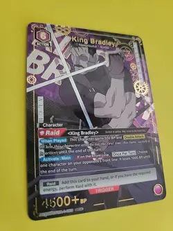 Union Arena "King Bradley" SR Alt Art Holo Foil Action Raid Trigger FMA-1-093 - Image 3