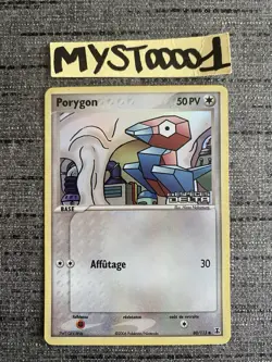 Carte Pokemon Porygon 80/113 Reverse Stamp Ex Especes Delta Francais Occasion . - Image 1