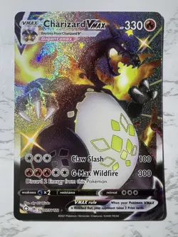 Pokemon TCG Shining Fates Charizard VMAX SV107/SV122 Shiny Vault - Image 1