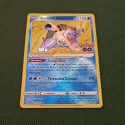 Radiant Blastoise 018/071 Pokemon Go Holographic Rare - Pokemon TCG 18 english - Image 2
