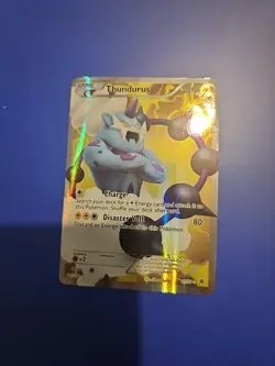 Pokemon TCG Thundurus Emerging Powers 97/98 Holo Full Art Ultra Rare - Image 4