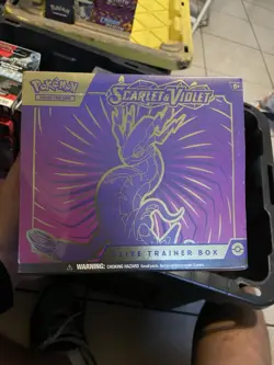 Pokemon Scarlet And Violet Elite Trainer Box Complete Sealed TCG Miraidon ETB - Image 1