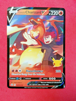 POKEMON - LANCES CHARIZARD V SWSH133 - CELEBRATIONS - ENG - PROMO - NEAR MINT - Image 1