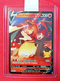 POKEMON - LANCES CHARIZARD V SWSH133 - CELEBRATIONS - ENG - PROMO - NEAR MINT - Image 2