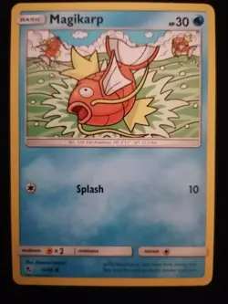 POKEMON 2019 - GYARADOS GX SM212 - MAGIKARP 15/68 - ENG - PROMO - HIDDEN FATES - Image 2