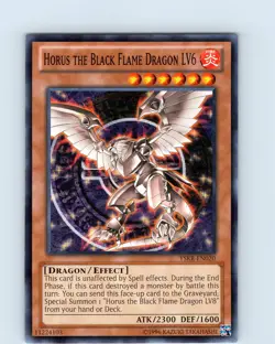 Yu-Gi-Oh Horus The Black Flame Dragon LV6 YSKR-EN020 Unlimited Common Card NM - Image 1