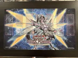 Yugioh Soul Fusion Sneak Peek Playmat Konami Official Cyberse Clock Dragon - Image 1