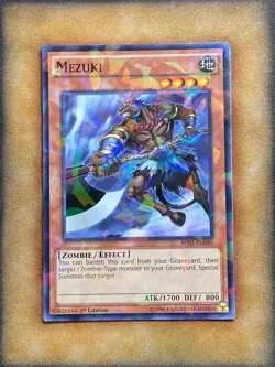 Yugioh Mezuki BP03-EN046 Shatterfoil Common 1st Ed NM - Image 1