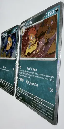 Scraggy 186 Scrafty 187 Black Star Promo Card Cosmos Holo - NM - Image 2