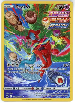 Deoxys GG12/GG70 Crown Zenith: Galarian Gallery Holo Card NM Pokemon TCG - Image 1