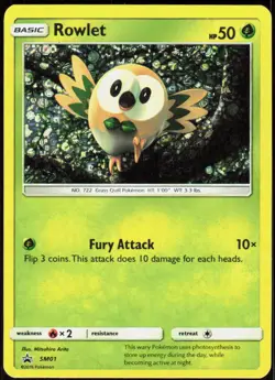 Rowlet (General Mills Promo) SM01 Holo Miscellaneous Cards & Products Pokemon NM - Image 1