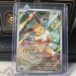 Pokemon TCG Eevee Card Black Star Promo #SVP173 Prismatic Evolutions NM - Image 1