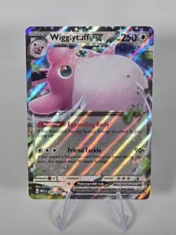 Pokemon Card Wigglytuff ex 040/165 Double Rare Holo SV: Scarlet & Violet 151 NM - Image 1