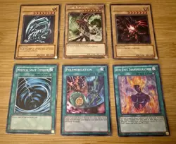 Yu-Gi-Oh Blue-Eyes Dark Magician Red-Eyes Bundle + Spell Cards Lot - Image 1