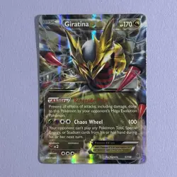 Giratina EX 57/98 XY Ancient Origins Ultra Rare TCG Card 2015 Edition - MP - Image 1