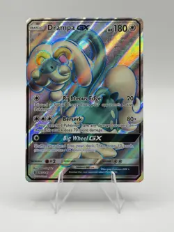 Drampa GX (Full Art) 142/145 Guardians Rising SM Ultra Rare Card NM Pokemon TCG - Image 1
