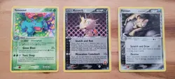 Pokemon TCG Card Venusaur, Rocket's Meowth, Persian (Delta Species) Rare 2006 - Image 1