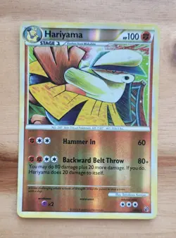 Pokemon TCG Card Infernape, Hariyama, Hitmonlee, Ralts, Reverse Holofoil Rare - Image 4