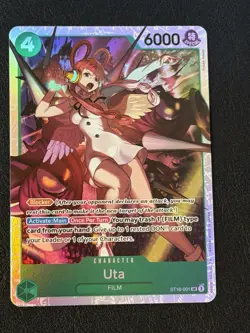 EXACT CARD PICTURED Uta ST16-001 Green Uta Deck One Piece TCG ENG FOIL - Image 1
